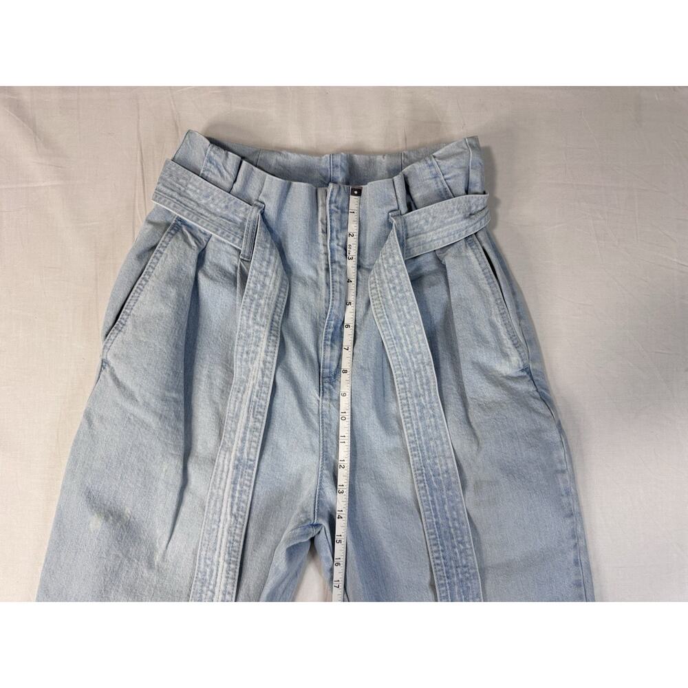 A New Day - Blue Denim Jeans With Belt - Size 10 (Altered) See Measurements - Picture 6 of 10
